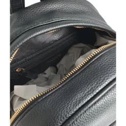 Sac à Dos en Similicuir Noir Femme