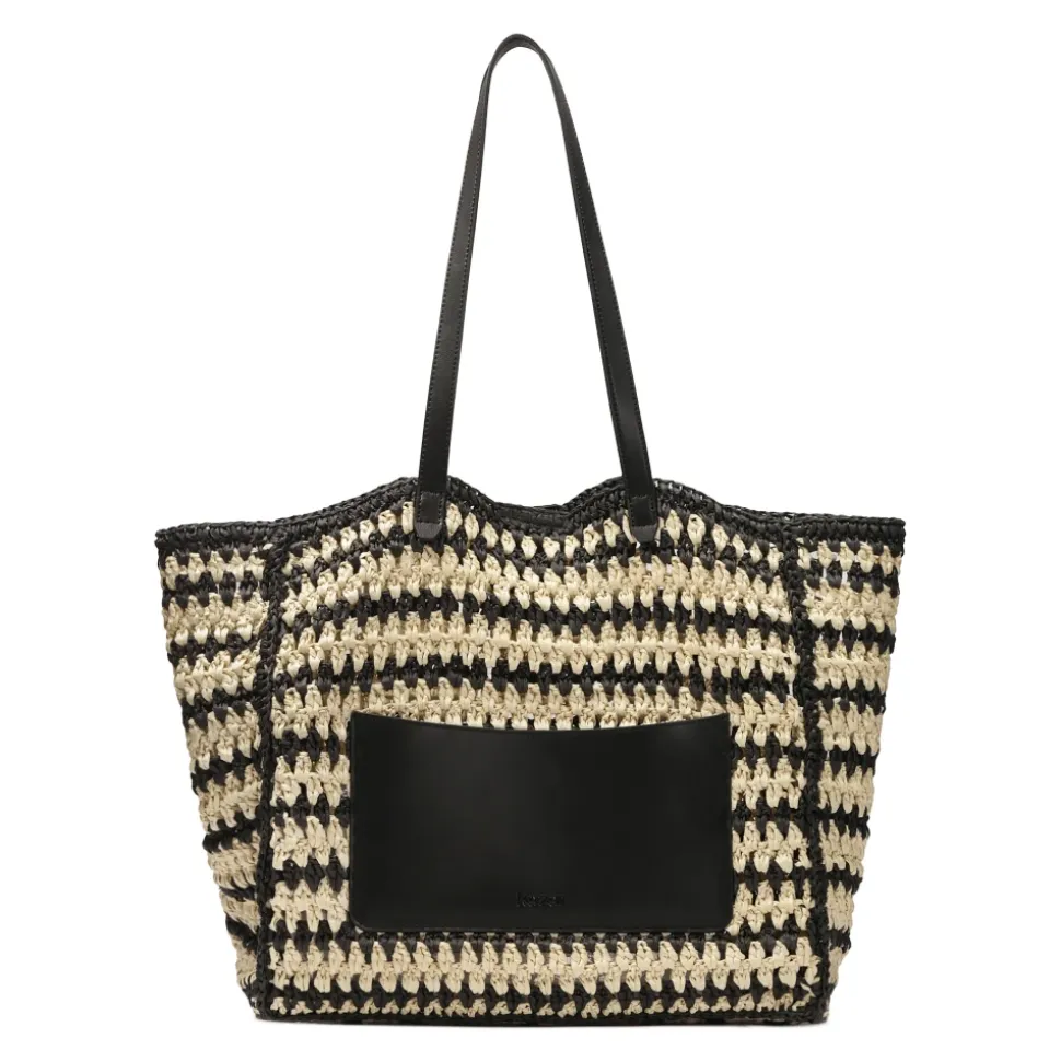 Sac d`épaule d`été en raphia