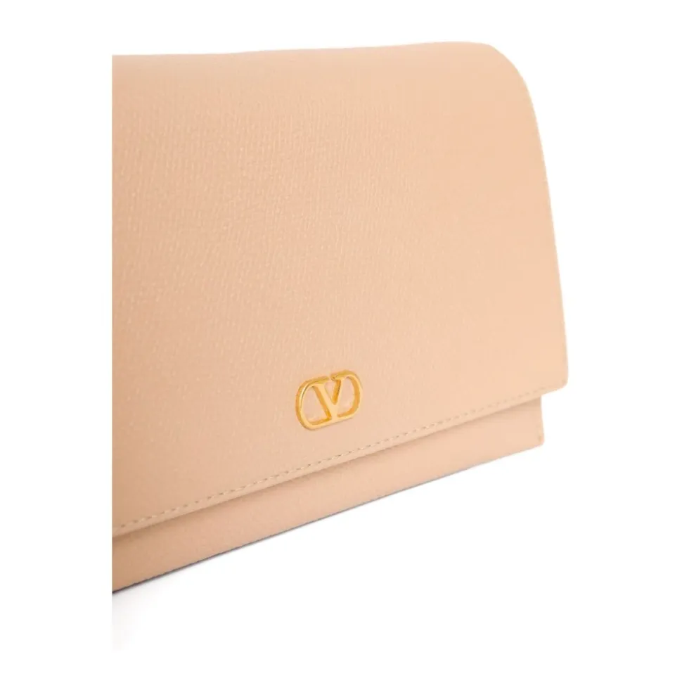 Sac en Cuir Beige avec Chaîne