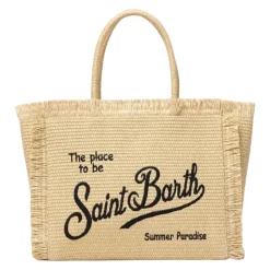 Sac en paille avec poignée