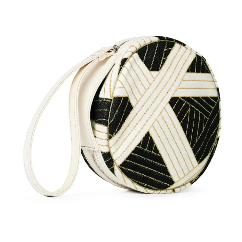 Sac Pochette Beauté Ronde Noir