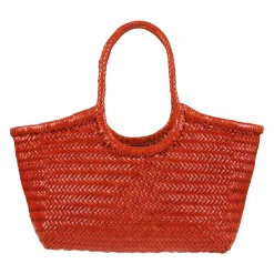 Sac Shopper Bleu avec Design Tissé