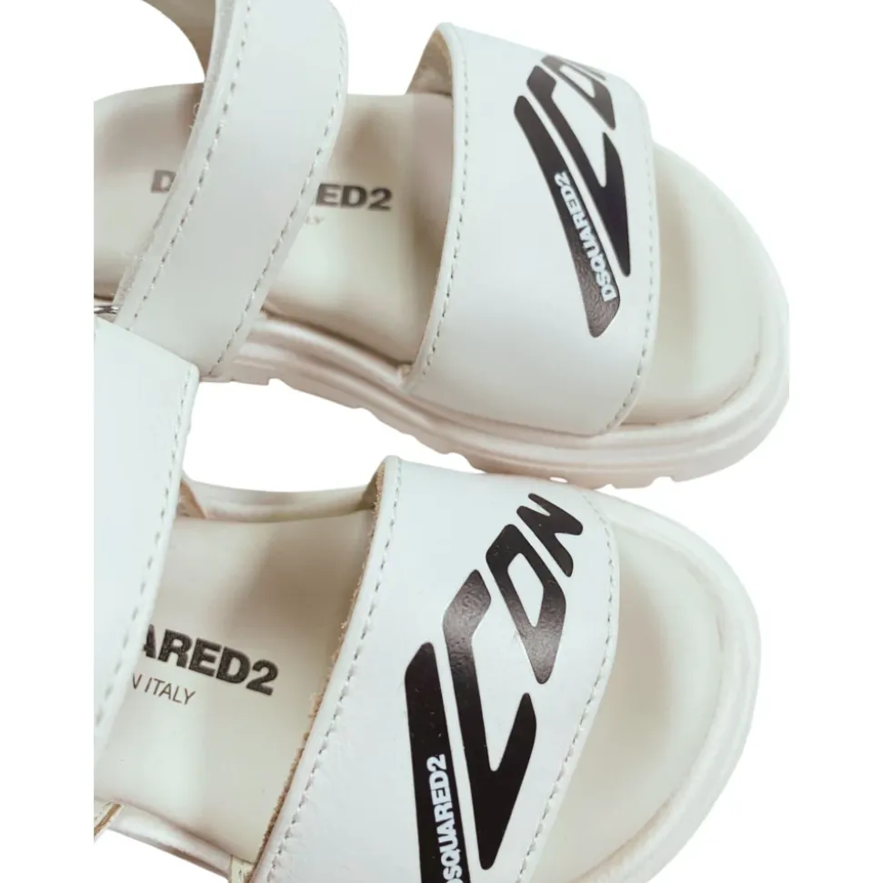 Sandale à logo imprimé