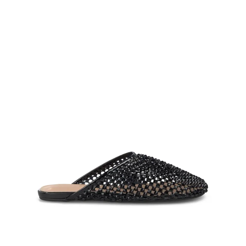 Sandale Mule Plate en Maille