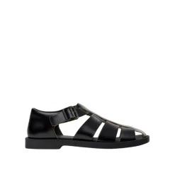 Sandales de pêcheur noires style décontracté