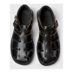 Sandales de pêcheur noires style décontracté
