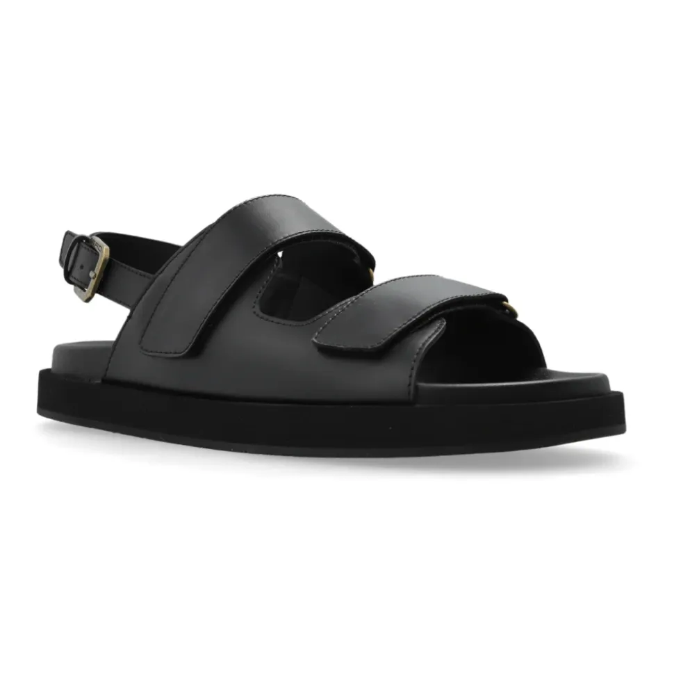 Sandales en cuir