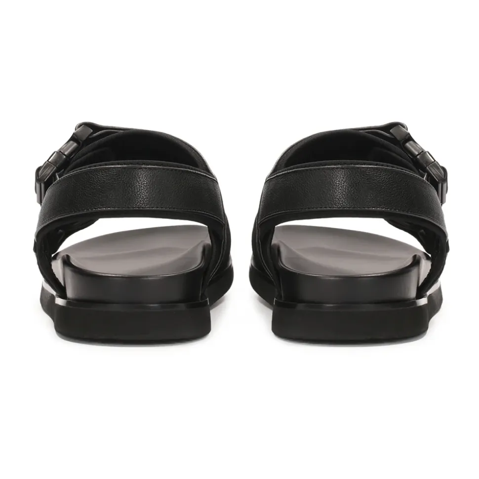 Sandales en cuir pour hommes avec brides réglables