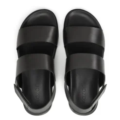 Sandales en cuir à velcro