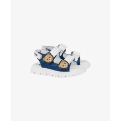 Sandales en denim avec ourson