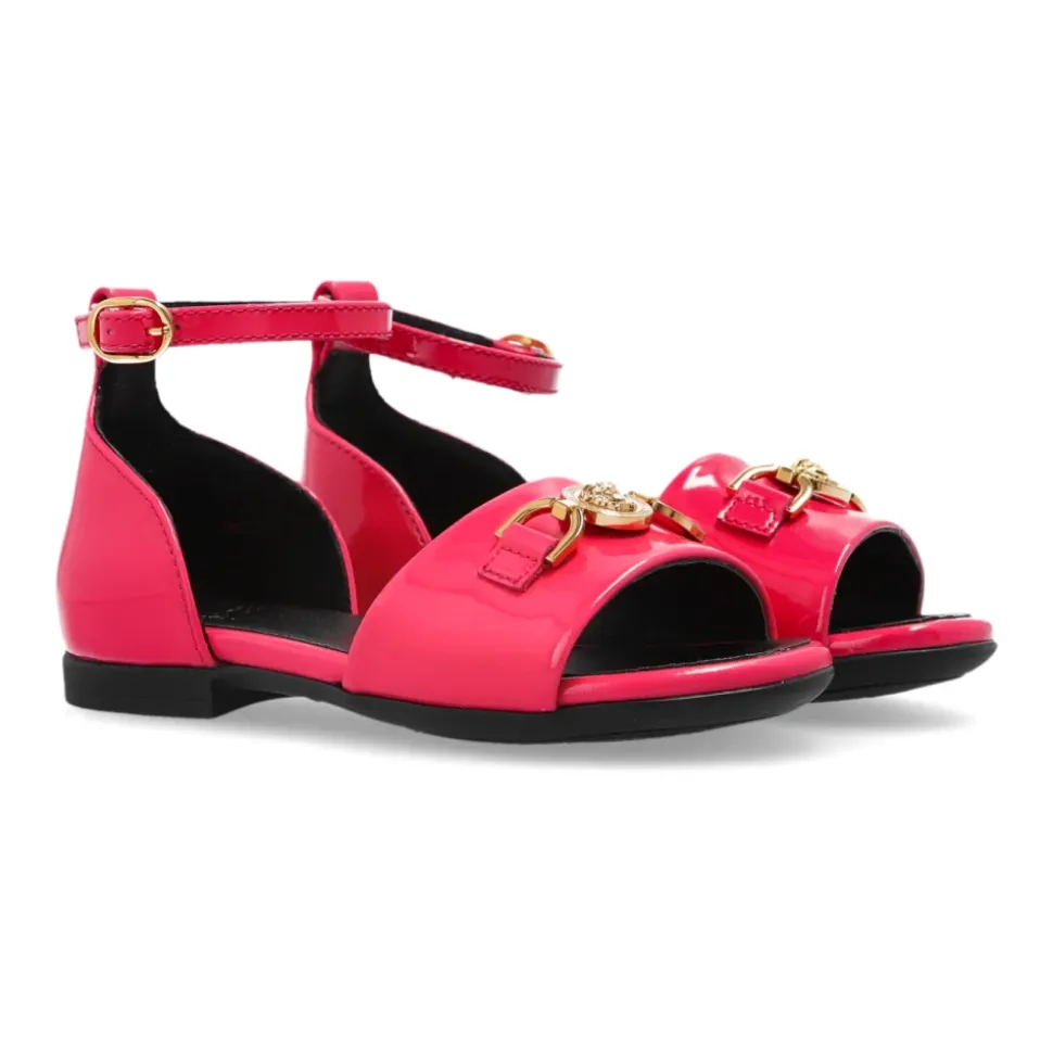 Sandales Medusa '95 en cuir verni