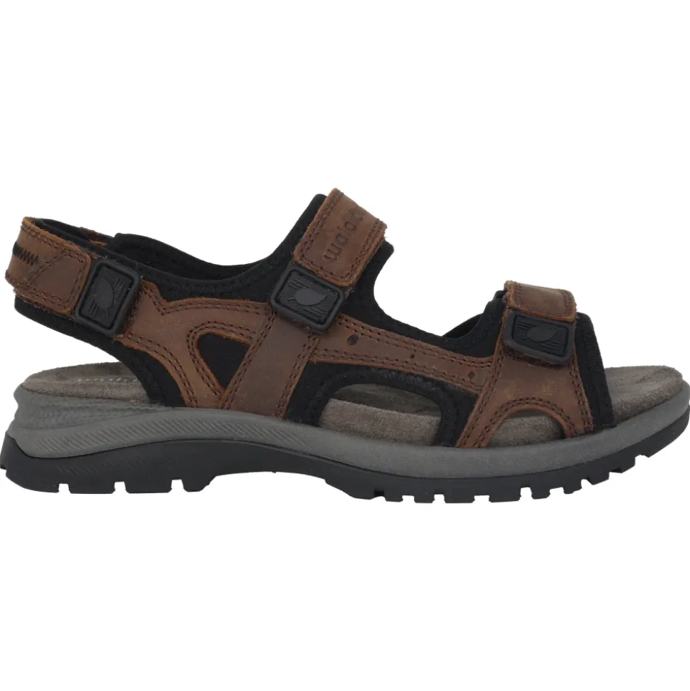 Sandalette homme large - Marron