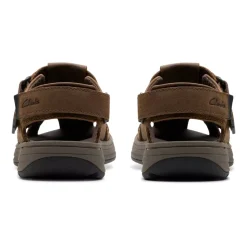 Sandalette homme marron - version large