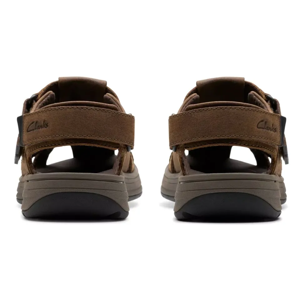 Sandalette homme marron - version large