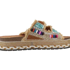 Sandalia Plataforma Textil