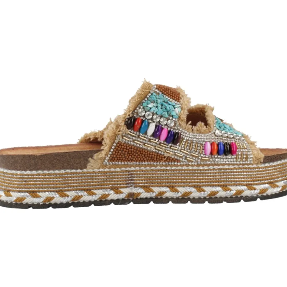 Sandalia Plataforma Textil