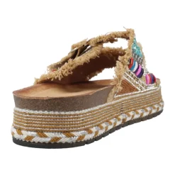Sandalia Plataforma Textil