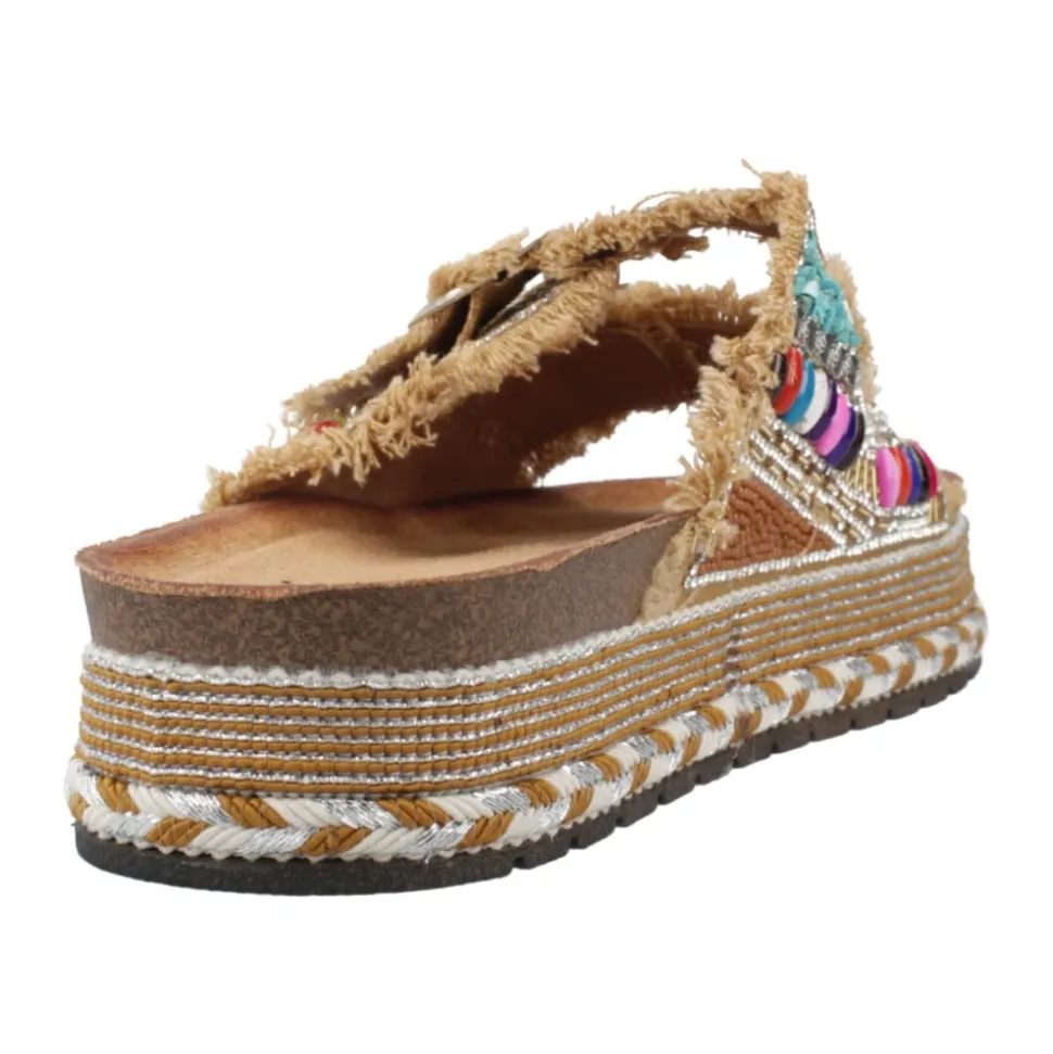 Sandalia Plataforma Textil