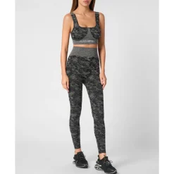 Seamless Crossed Straps Sport Bra