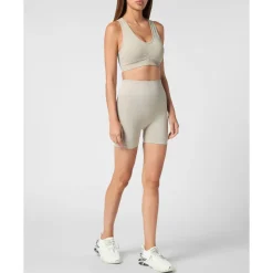 Seamless Wide Straps Sport Bra Logo