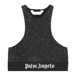 Sequin Knit Sports Bra