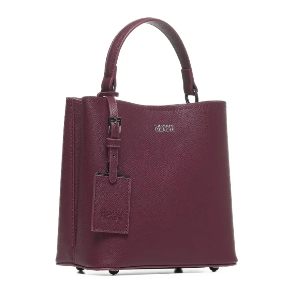 Shopper Squadrata Effetto Saffiano