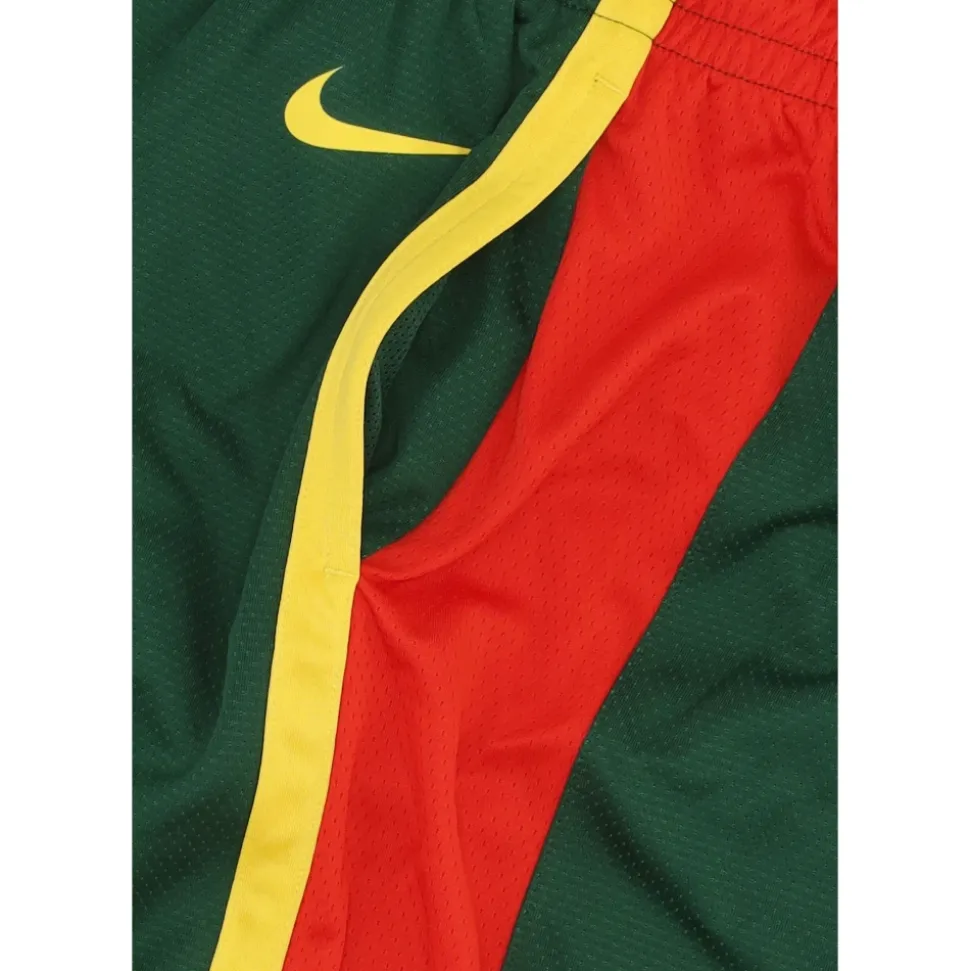 Shorts Équipe de Basket Lituanie Vert/Rouge