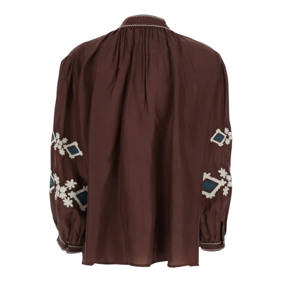 Silk Flower Byblos Ava Top