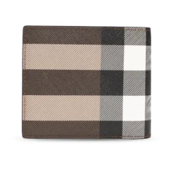 Small Check Folding Wallet