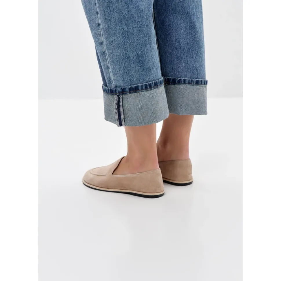 Soft Step Suede Loafers