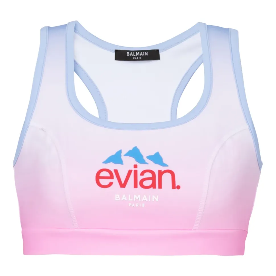 Soutien-gorge de sport à logo imprimé