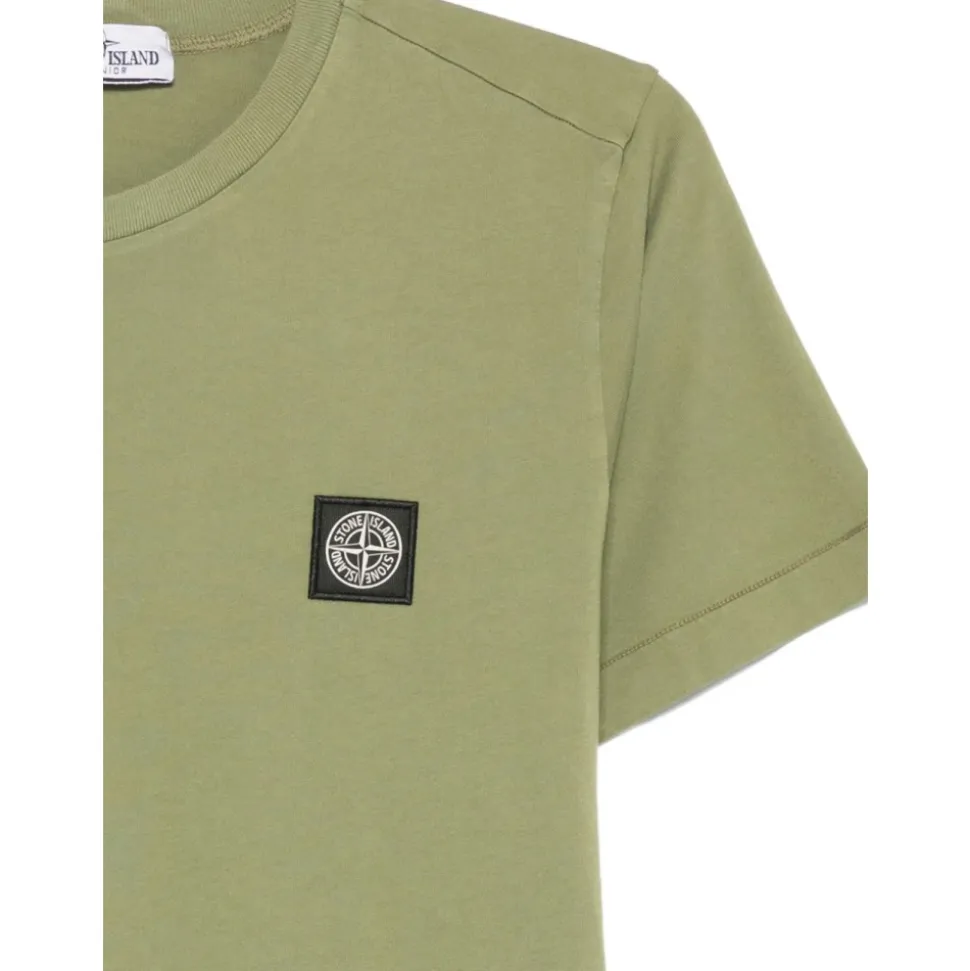 STONE ISLAND KIDS T-shirts et Polos Vert