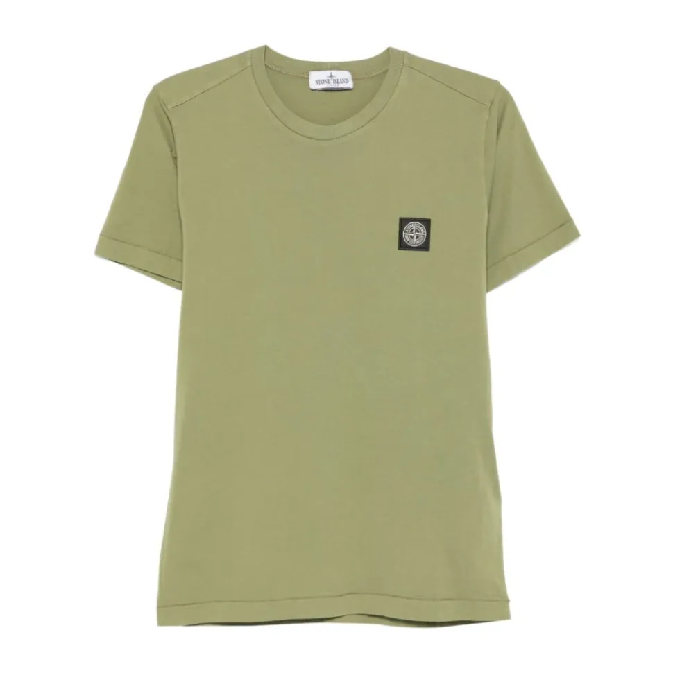 STONE ISLAND KIDS T-shirts et Polos Vert