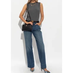 Straight-leg jeans