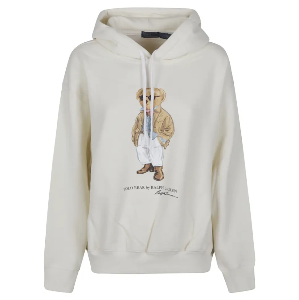 Sweat à capuche Bear en molleton