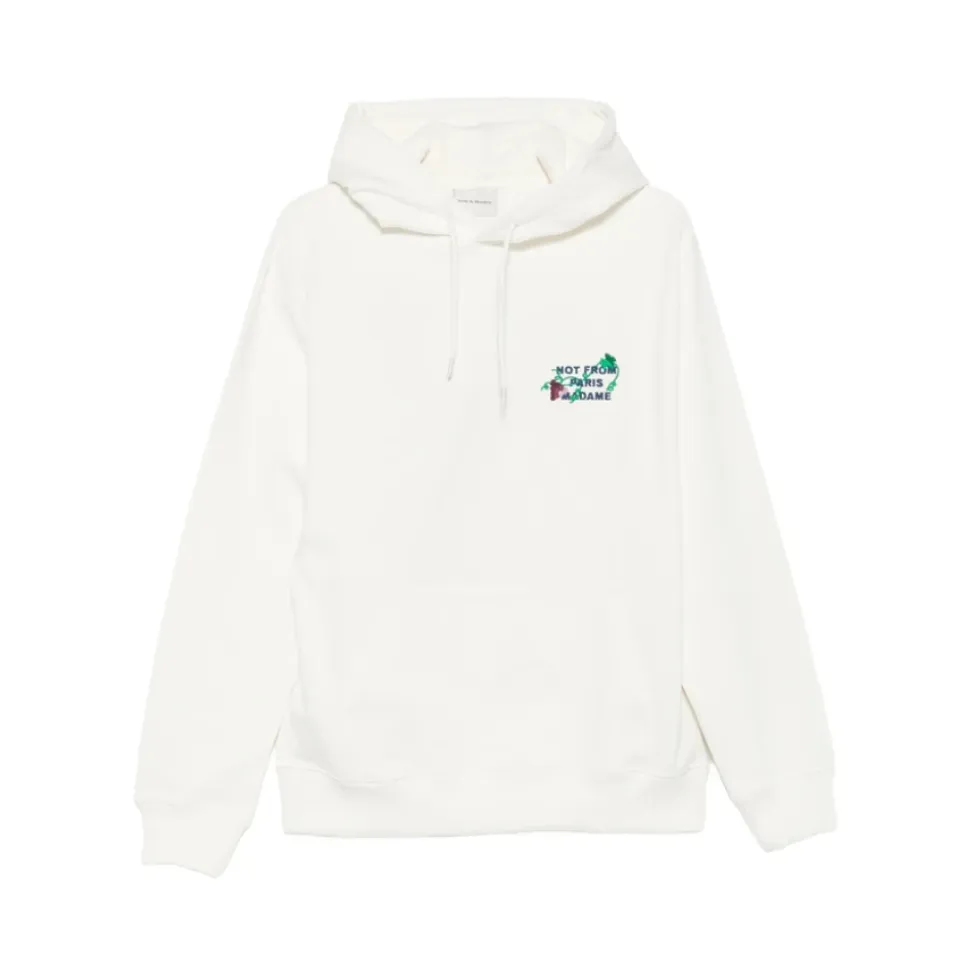 Sweat à capuche brodé de vigne