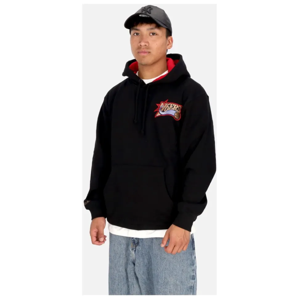 Sweat à capuche premium en polaire avec logo vintage Allen Iverson Phi76e