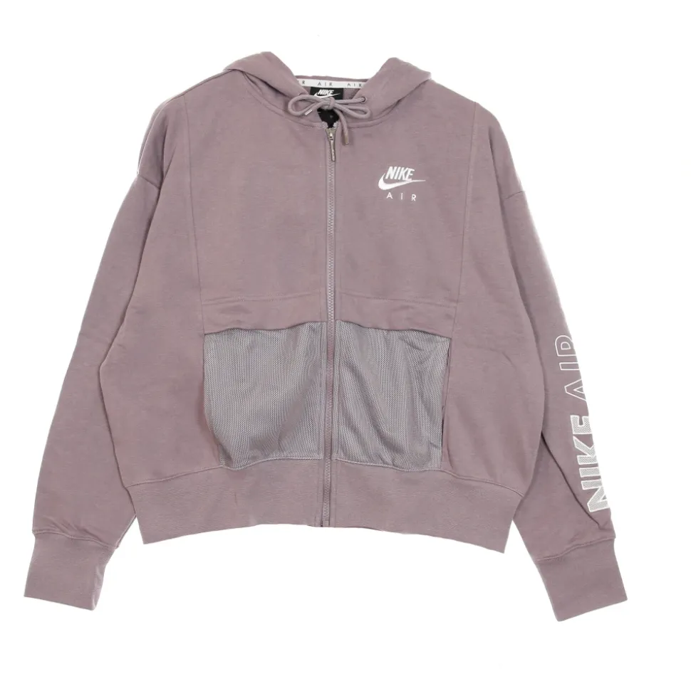 Sweat à Capuche Zippé Violet Sportswear Air Top