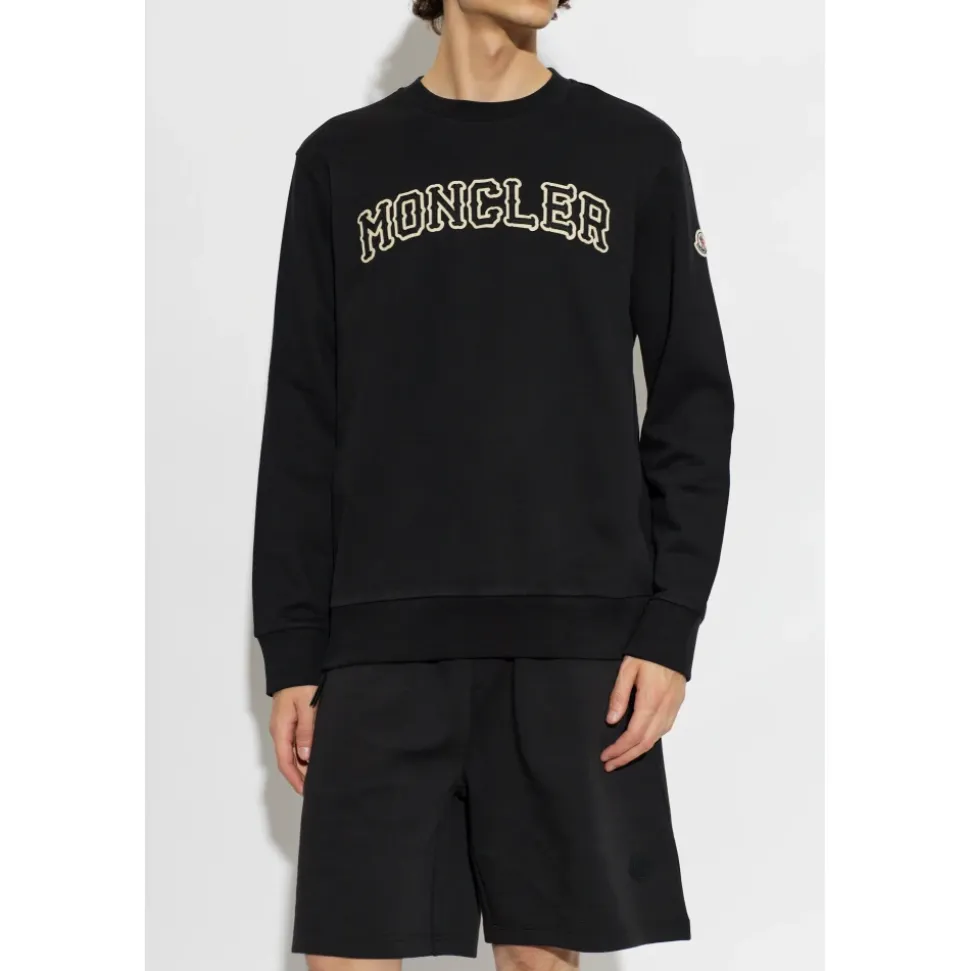 Sweatshirt avec logo brodé