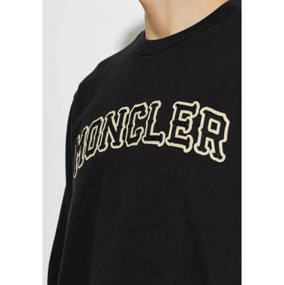 Sweatshirt avec logo brodé