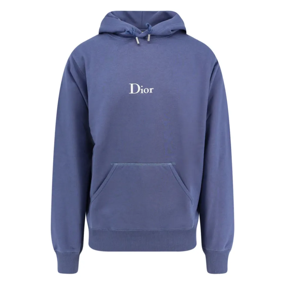 Sweatshirt à capuche avec logo brodé