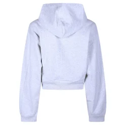 Sweatshirt à capuche zippé avec hotfix sur toute la surface
