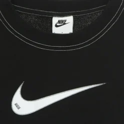 Sweat-shirt à col rond court