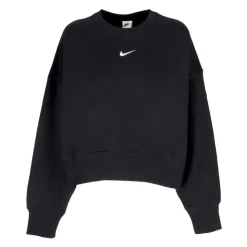 Sweat-shirt Cropped à Encolure Ronde Phoenix Fleece