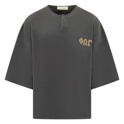 Sweatshirt Henley 3/4