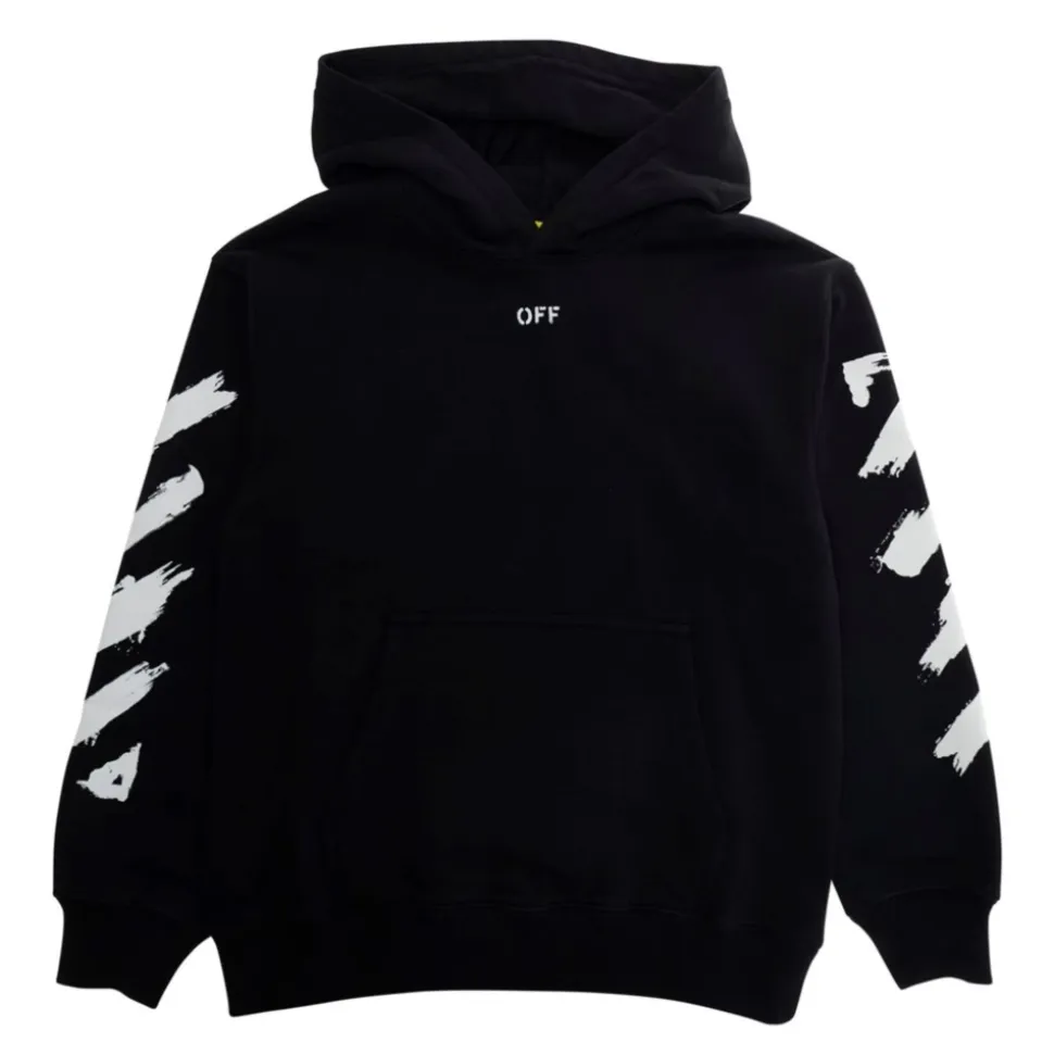 Sweatshirt à imprimé pinceau