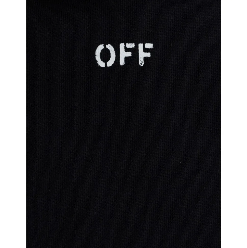 Sweatshirt à imprimé pinceau