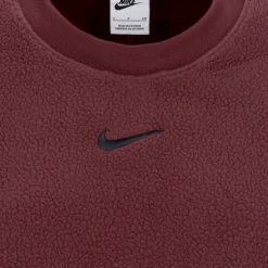 Sweat-shirt ras du cou court et moelleux Mod