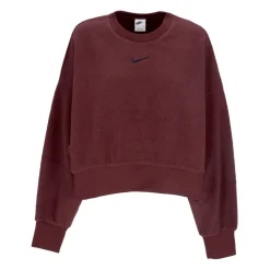 Sweat-shirt ras du cou court et moelleux Mod