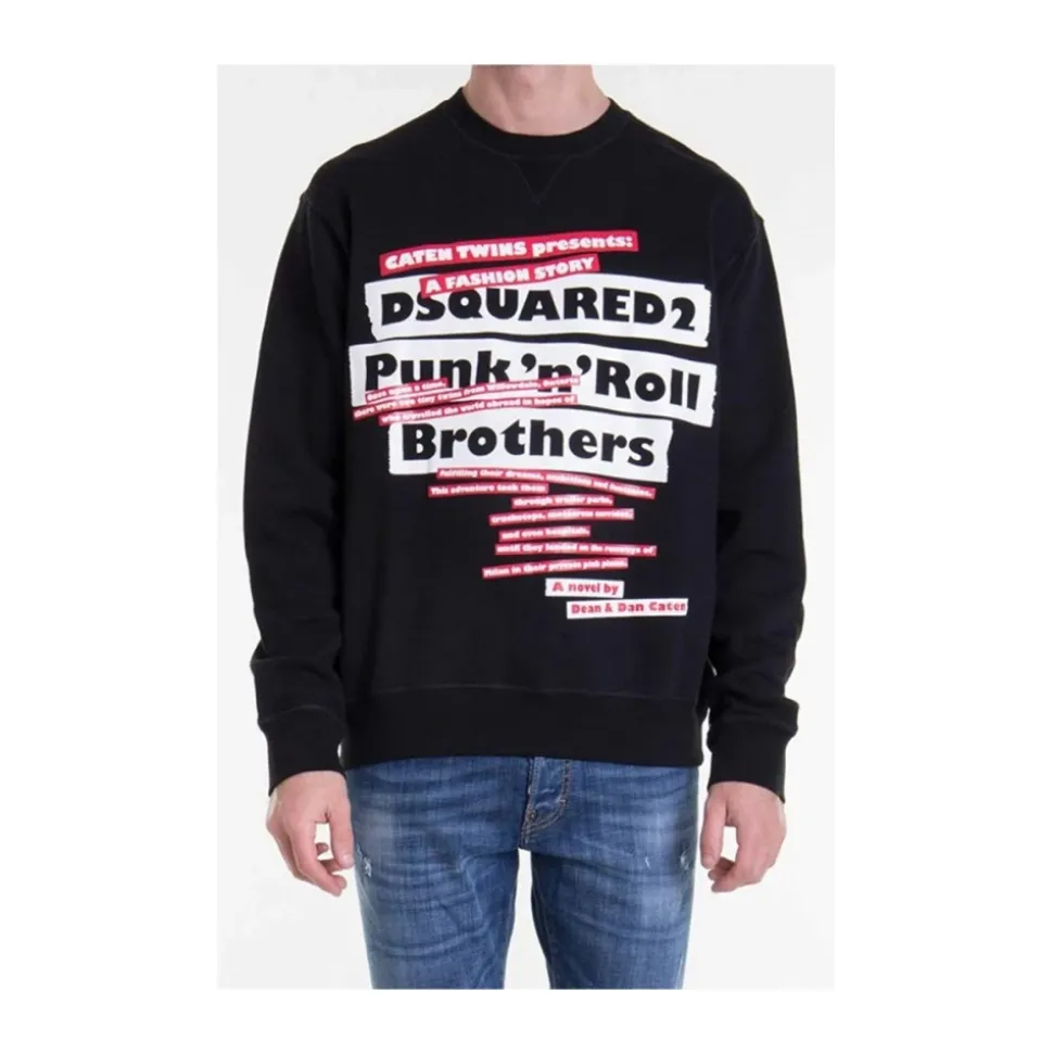 Sweatshirt Urbain à Imprimé Graphique